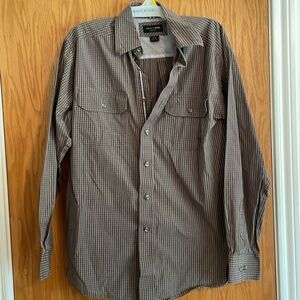 Like new brown Ariat Pro Series Long Sleeve Button Down